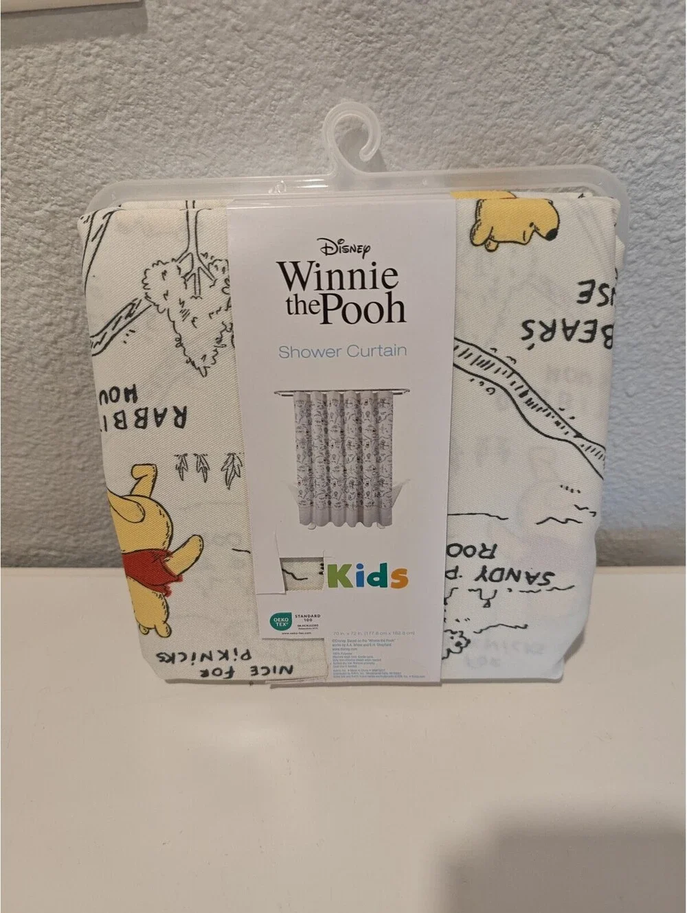Winnie the Pooh Kids Shower Curtain
